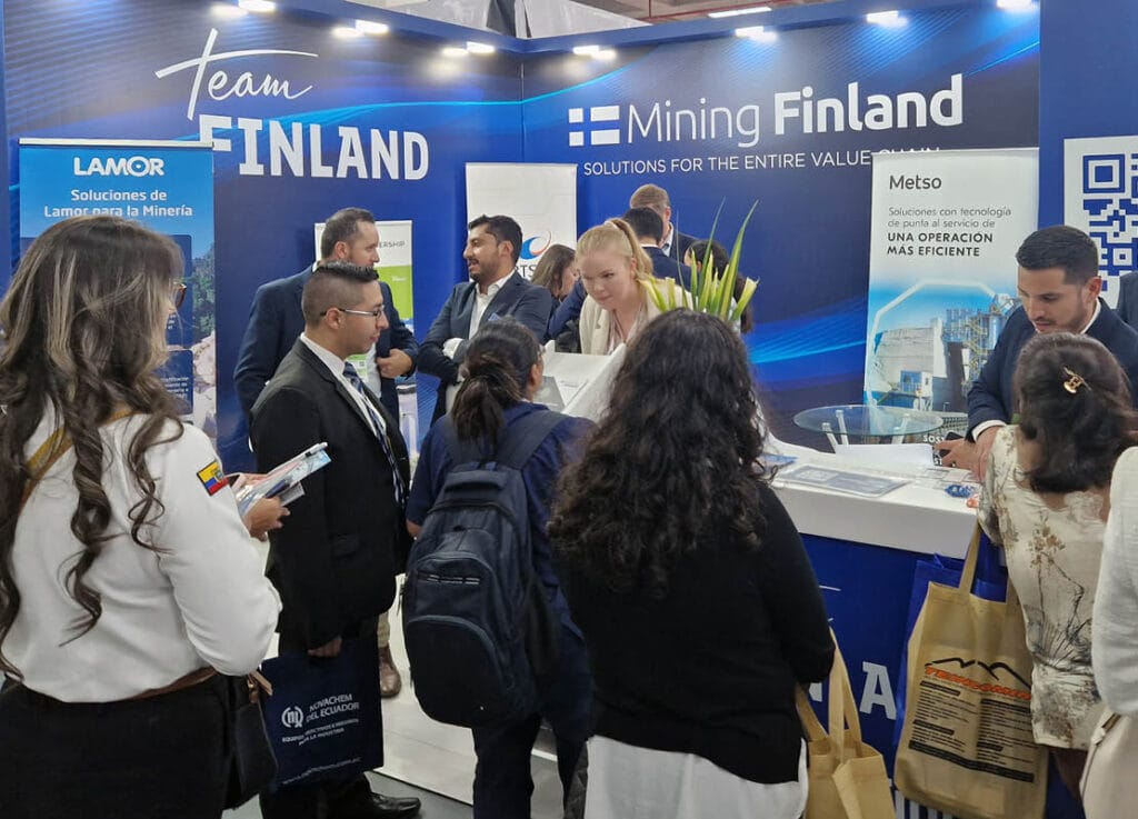Team Finland booth